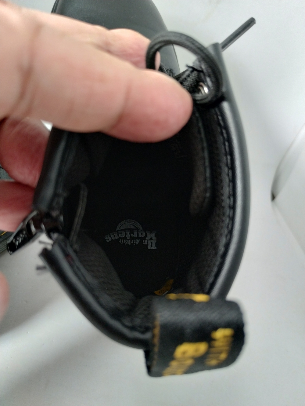 Dr. Doc Martens 15373 Toddler Kids Black Side Zip Leather Size 10 Bouncing Sole - Picture 5 of 8